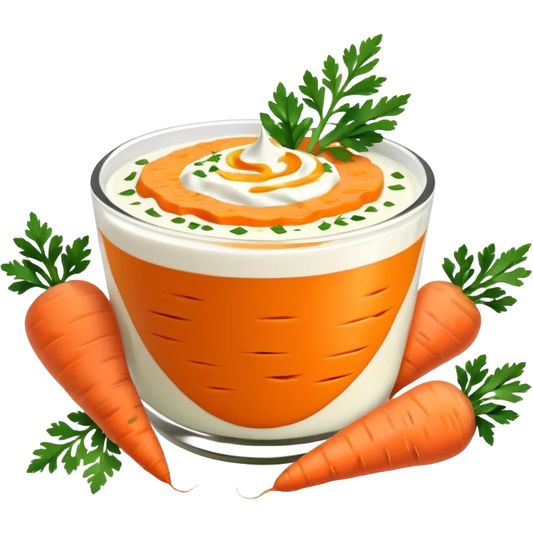 Traditional Turkish carrot yogurt mezze emoji