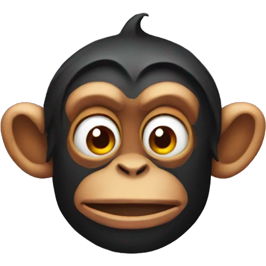 devil emoji but it looks like a monkey emoji
