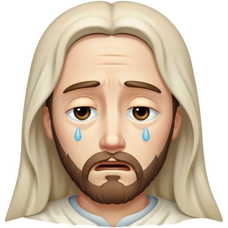 Crying Jesus emoji