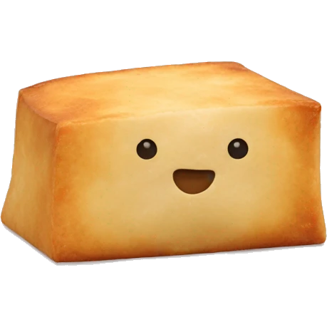 Round shape Fried tofu pocket  emoji