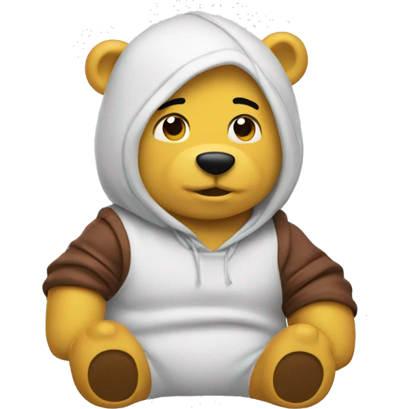 White multi-Pooh emoji