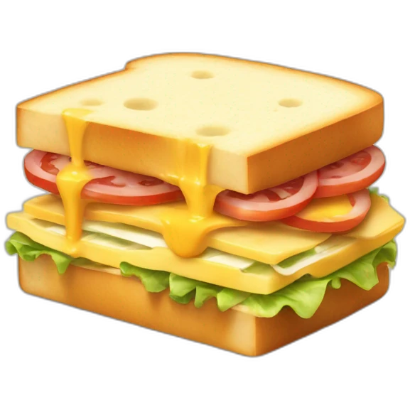 sandwich cheese hot emoji