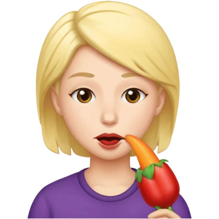 Lesbian sucking  emoji
