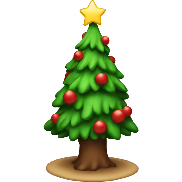santa tree emoji