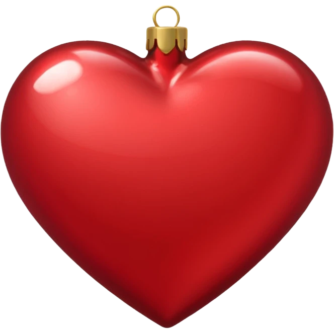 Christmas heart emoji