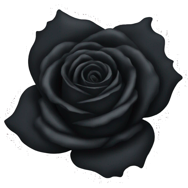 Black rose emoji