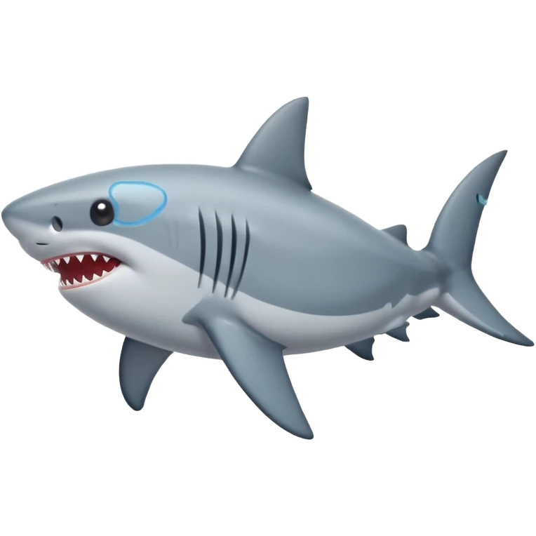 Pregnant shark emoji