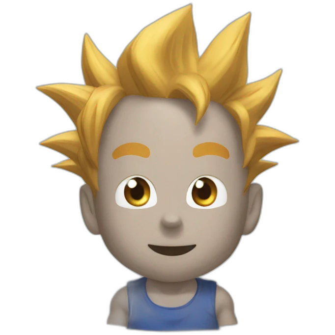 does goku clean nuts? emoji