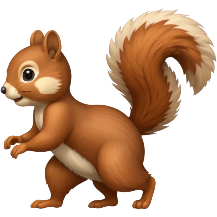 Squirrel running  emoji