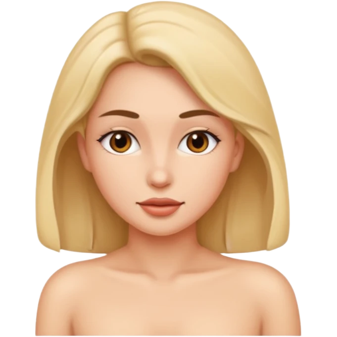  Nakid woman emoji