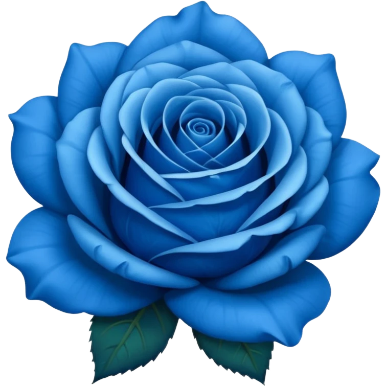 blue rose emoji
