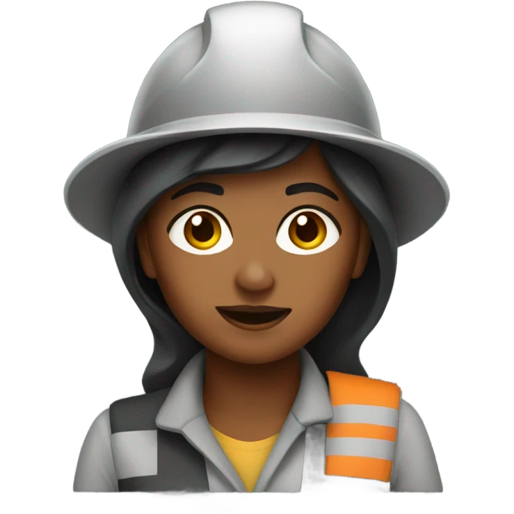Mining woman emoji