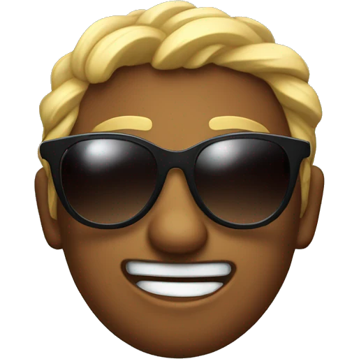 Caca with sunglasses  emoji