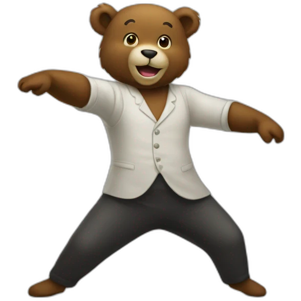 Ours qui danse emoji