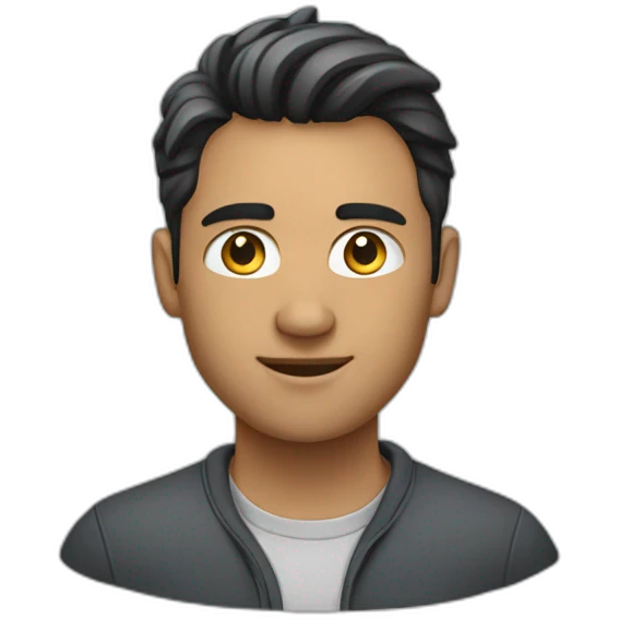 it project manager, 27 yo, man emoji