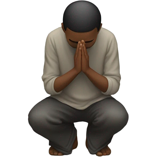 Bow before God  emoji
