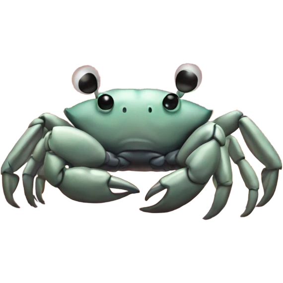 A crab in love emoji