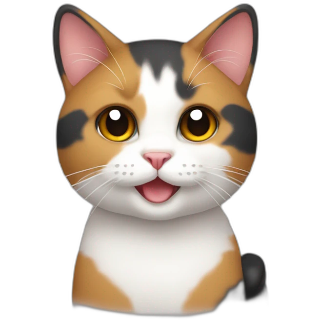 tricolor cat emoji