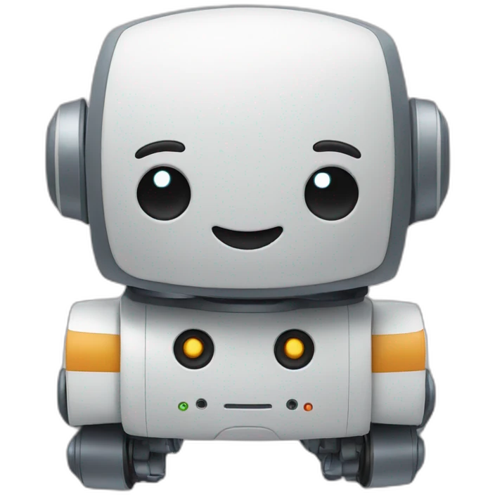 robot traveling emoji