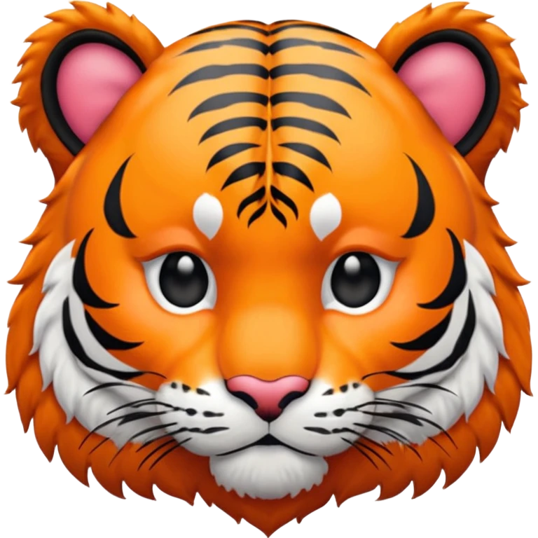 A tiger with hearts in his eyes emoji