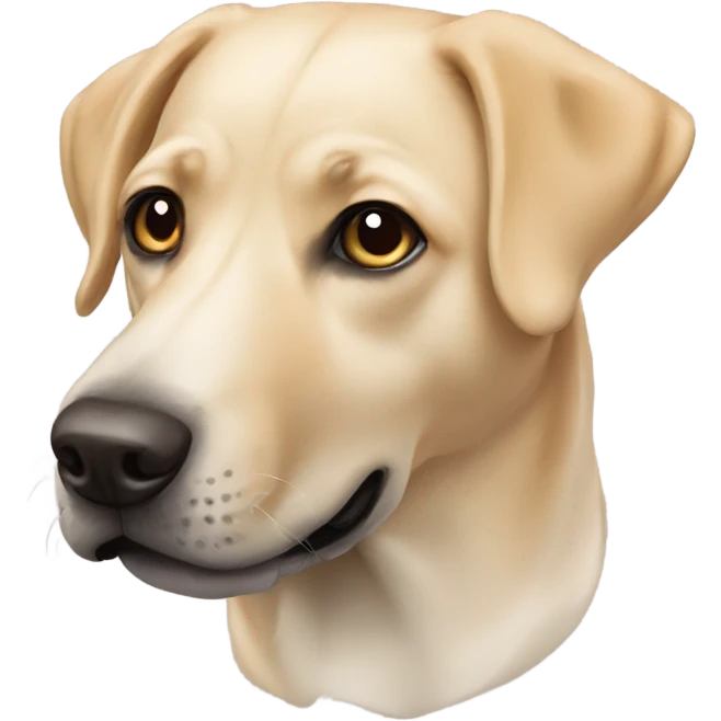 A shepard Labrador mix emoji