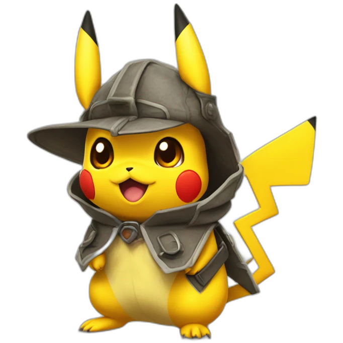 Pikachu qui chevauche Dracaufeu emoji