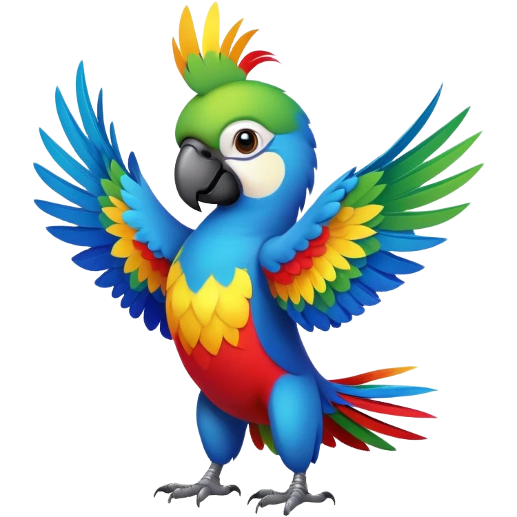 dancing parrot emoji