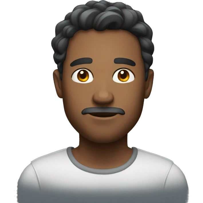 man with large chest emoji