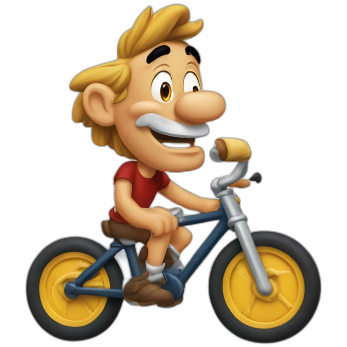 Astérix sur un loup  emoji