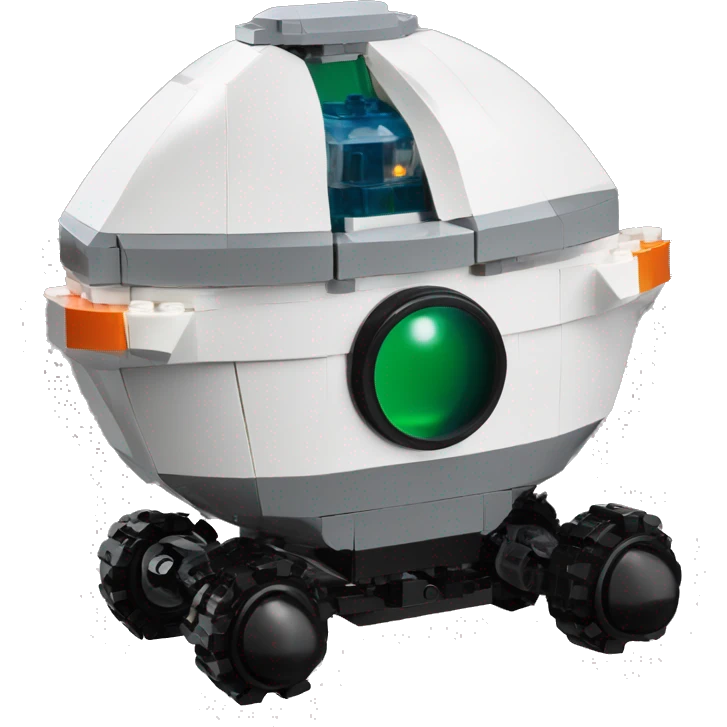 Lego.Planet Express spacecraft fr-s emoji