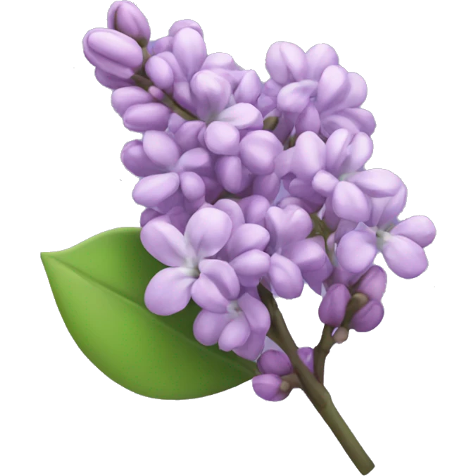 sprig of Lilac flowers emoji