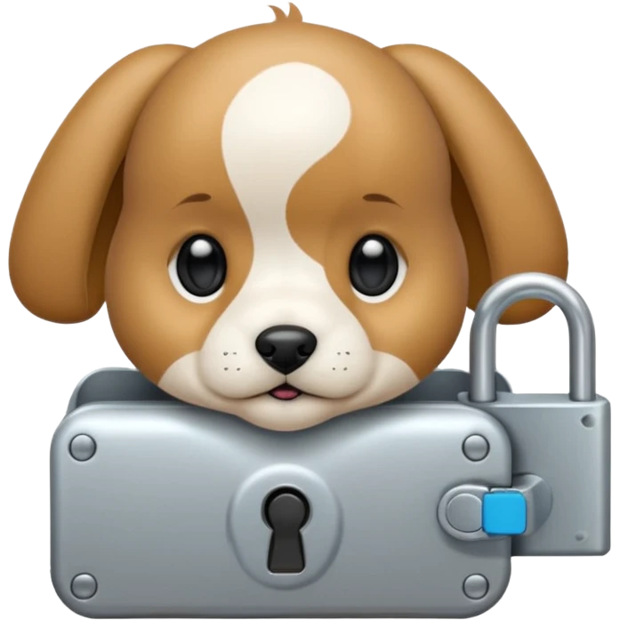 Data, puppy face lock, server emoji
