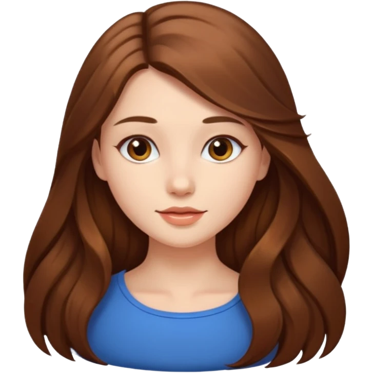 Fille belle emoji