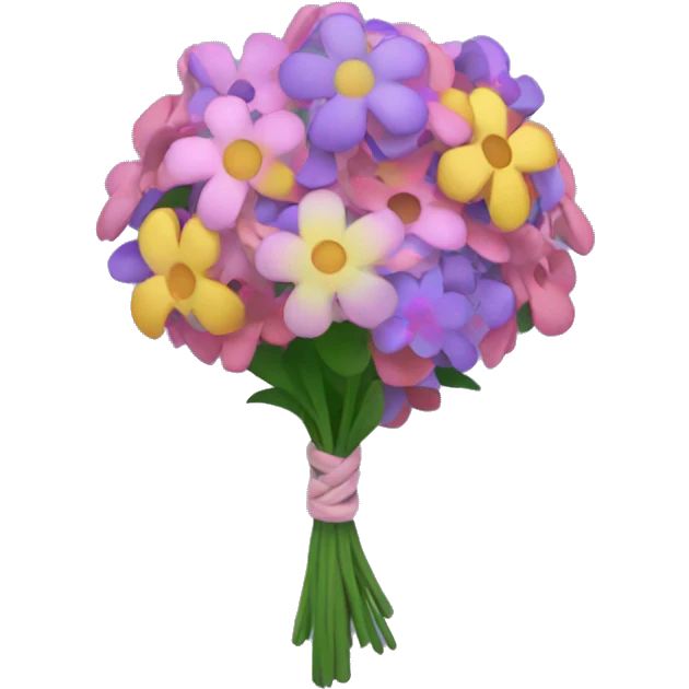 rapunzel flower Bouquet  emoji