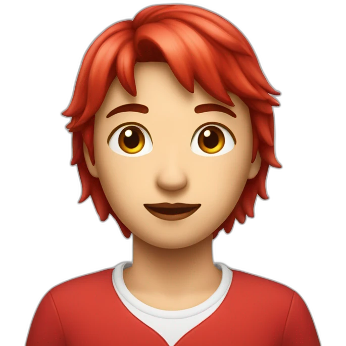 Cœur rouge dégradé emoji