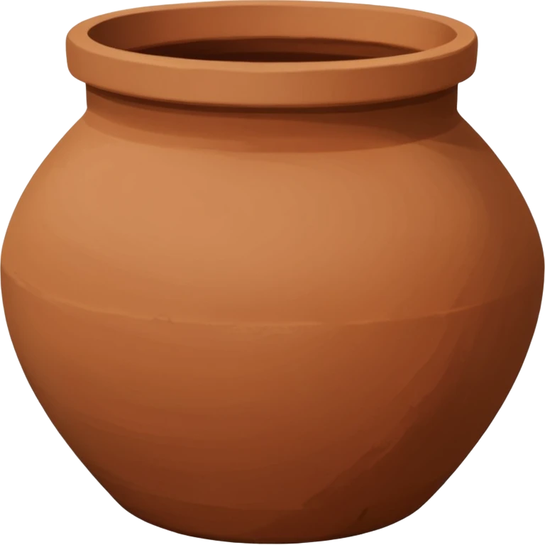 brown clay pot matka empty emoji