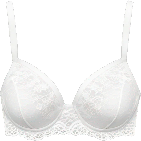White lace bikini top  emoji