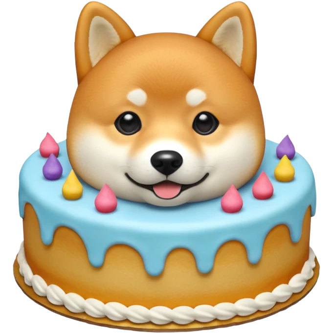 Shiba Jasper cake emoji
