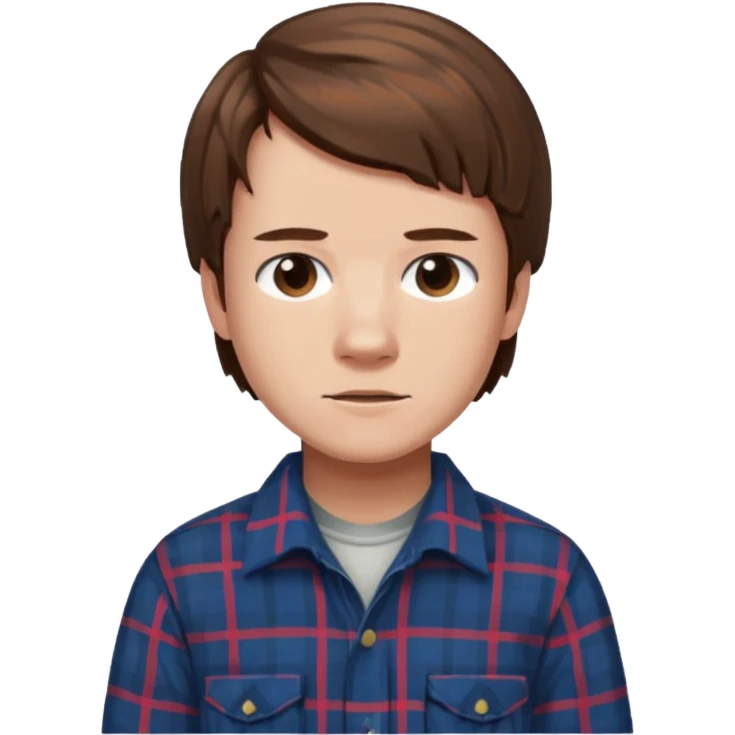 Will from Stranger Things saying can we play Minecraft now? emoji