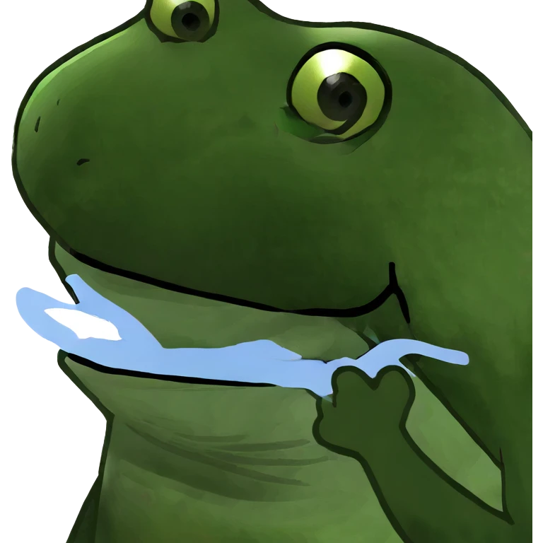 Mouth biting emoji