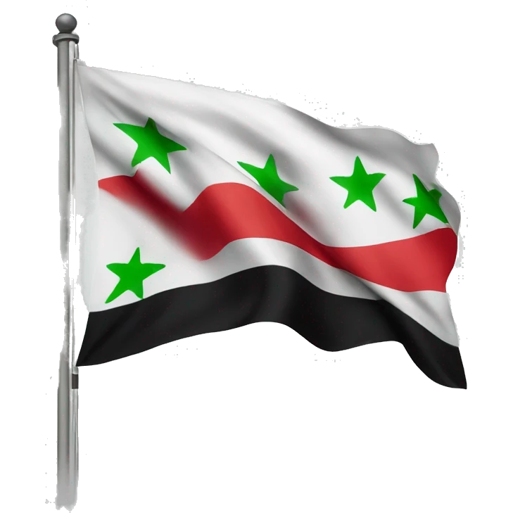 Free Syria flag emoji