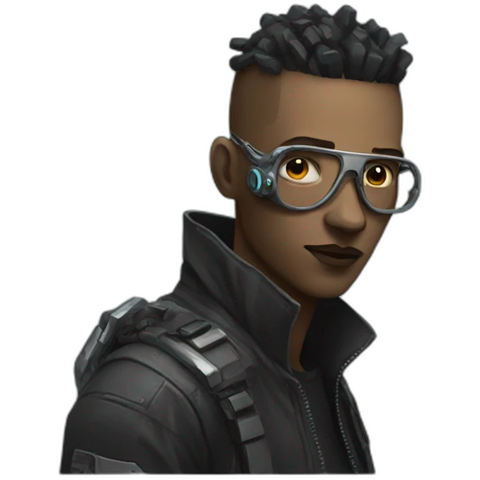 cyberpunk psycho man emoji
