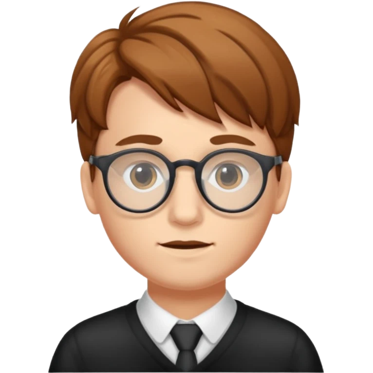 Erstelle mir eine Emoji von einem Jungen. Herkunft: Südamerika, Jung und Gutaussehend, mit durchsichtiger Brille und anderer Frisur  emoji