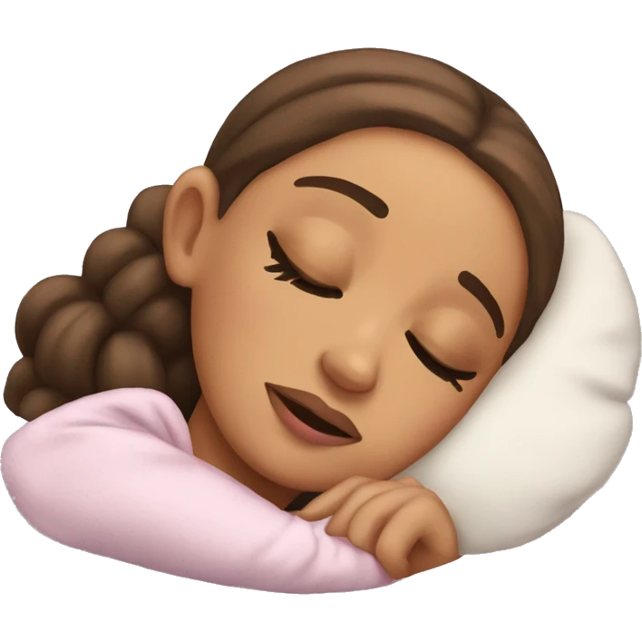 Ariana Grande sleeping emoji