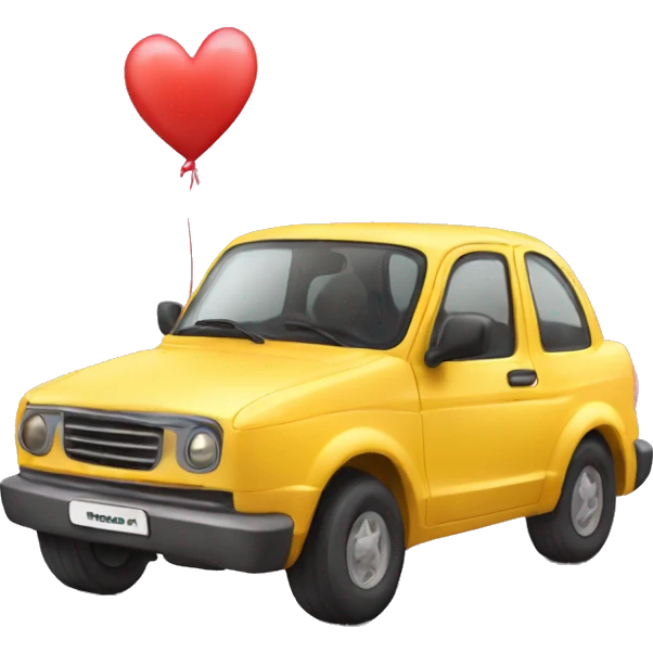 Valentin voiture  emoji