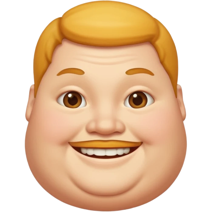 Fat person  emoji