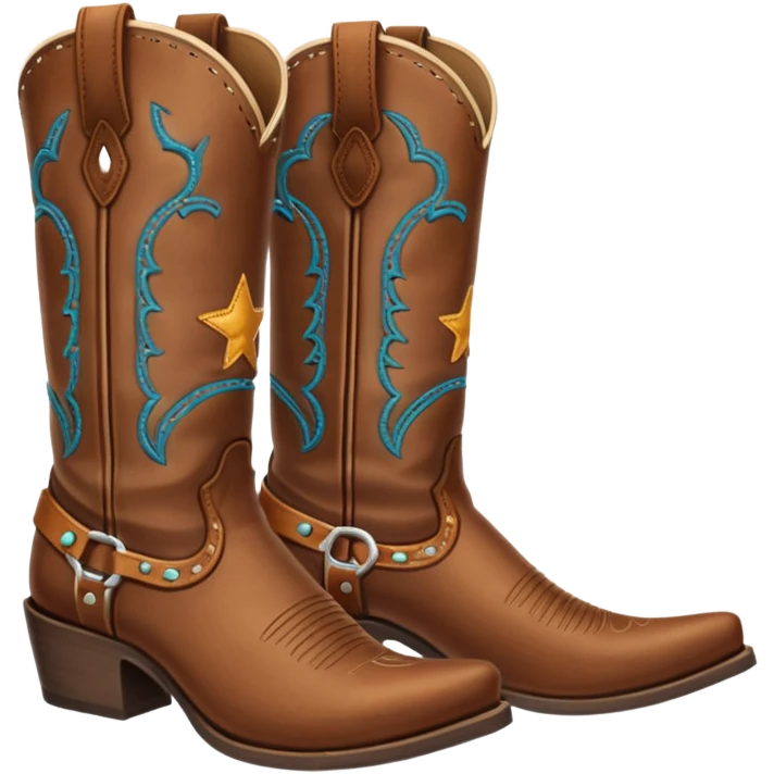 Cowboy boots emoji