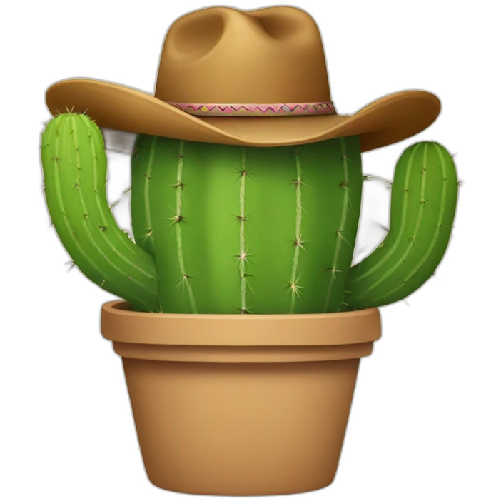 cactus with cowboy hat emoji