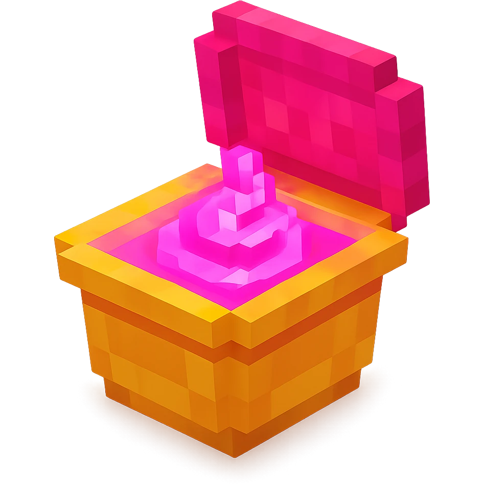 сделай соус из фастфуда розовый светящийся, no background  emoji
