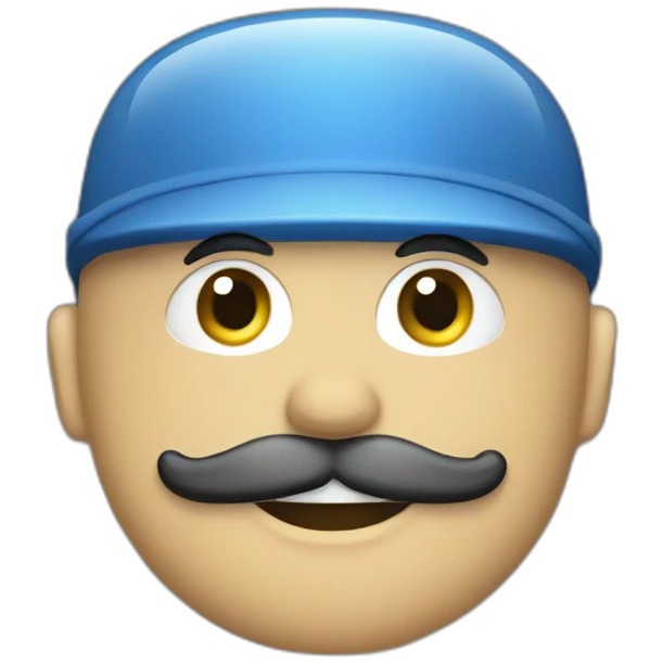 Blue badge emoji